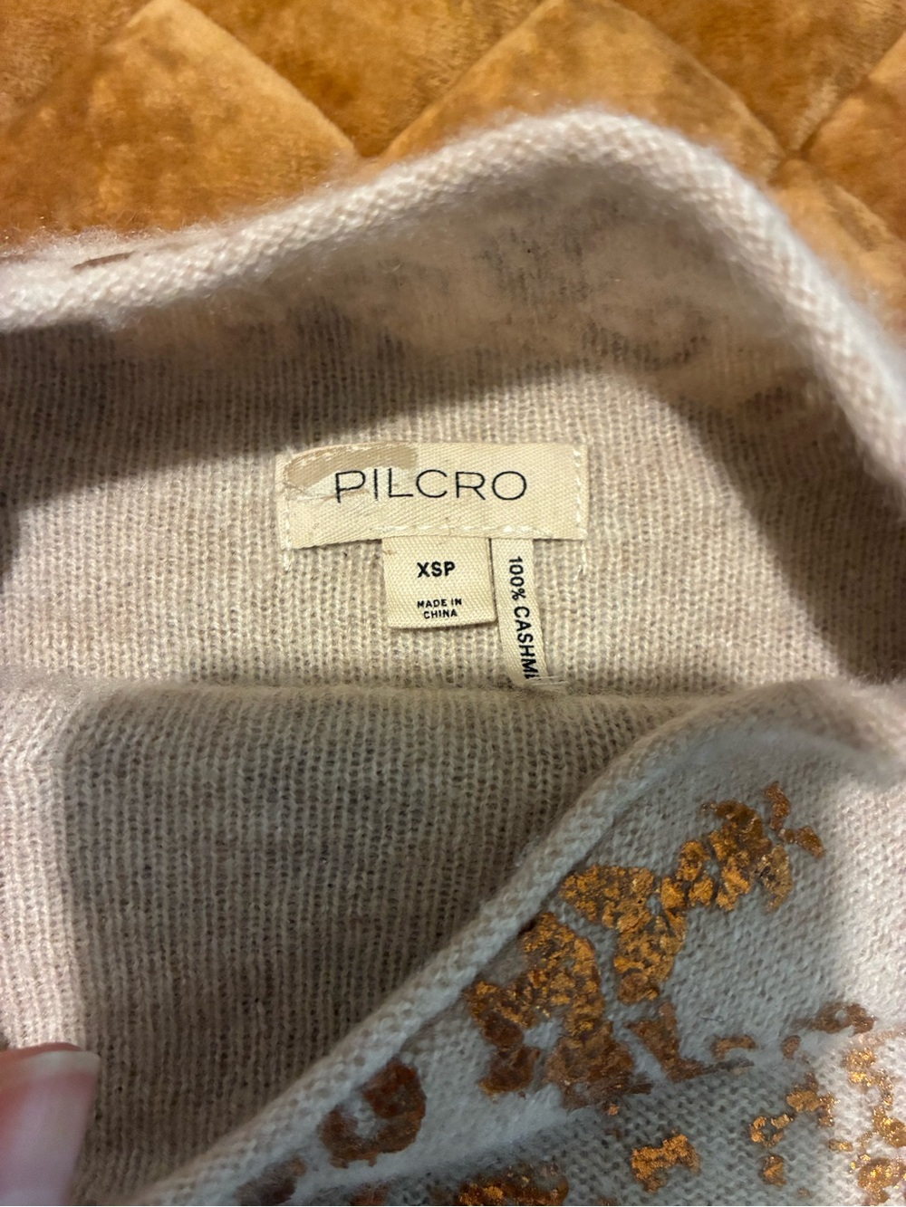 Pilcro The Alani Cashmere Mock Neck Sweater View 4